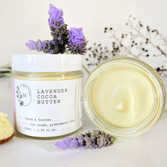 Settle To Sleep is a stockist of Melvory Lavender Cocoa Butter. Local delivery in Warrnambool Victoria.