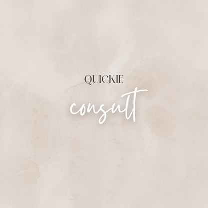 Quickie Consult