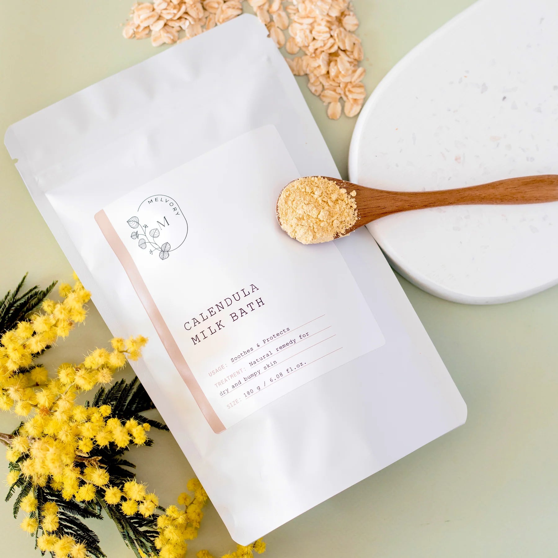 Settle To Sleep is a stockist of Melvory Calendula Milk Bath. Local delivery in Warrnambool Victoria.